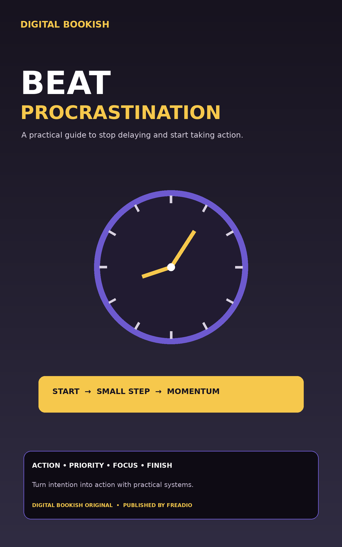 Beat Procrastination eBook: Start Taking Action